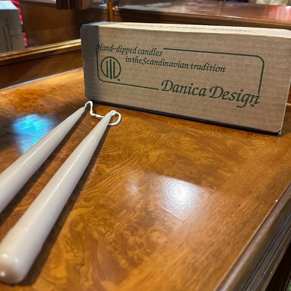 Cream Taper Candles